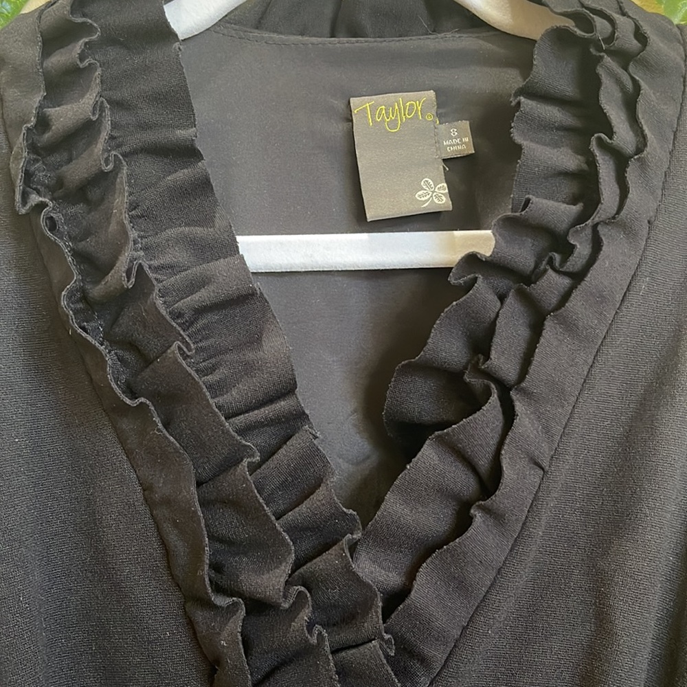 Just Taylor Ruffle Sheath Dress - Picture 3 of 4
